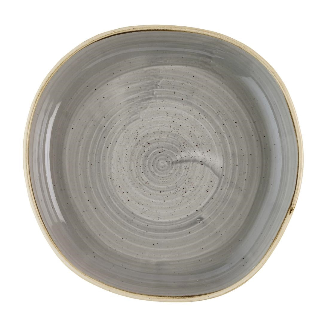 Churchill Stonecast Grey Organic Walled Bowls 232mm (6 Pack)
