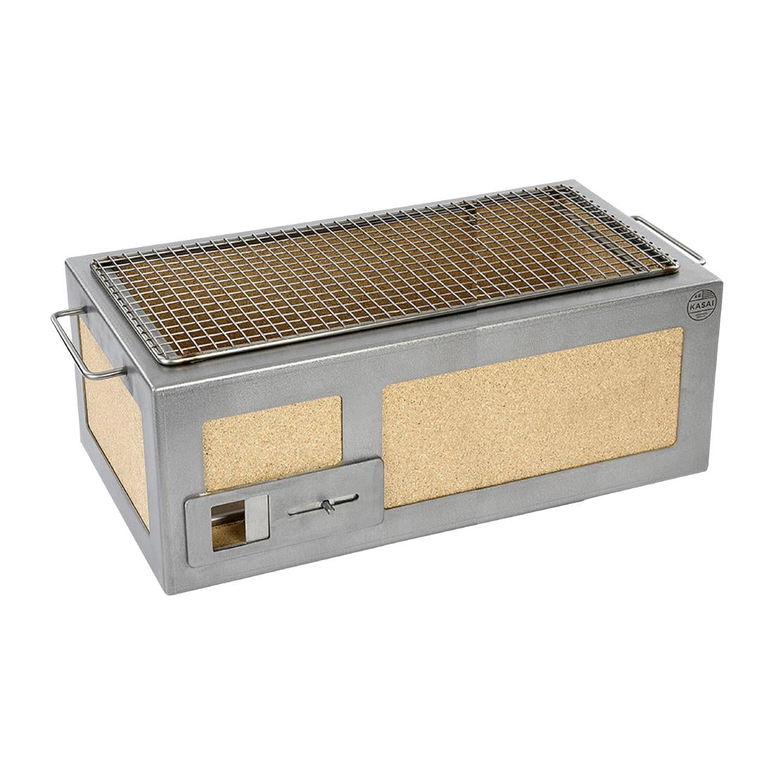 Kasai Medium Long Konro Grill with Stainless Steel Frame KAS-16131