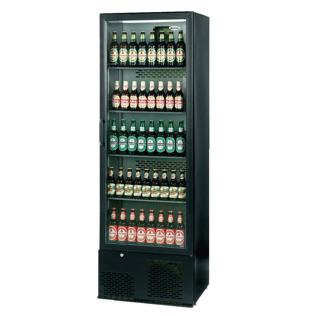 single door back bar cooler