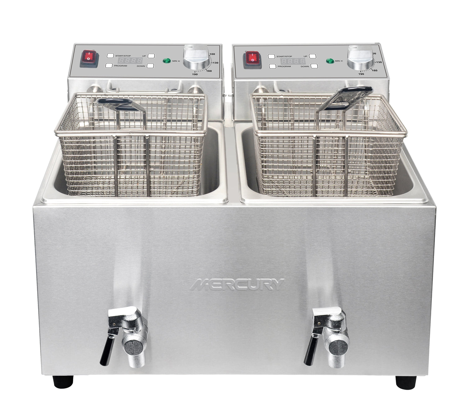Mercury Twin Tank Countertop Electric Fryer (2x8L)