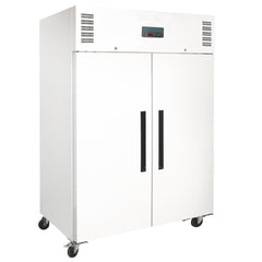 Polar G-Series Upright Double Door Fridge 1200Ltr White