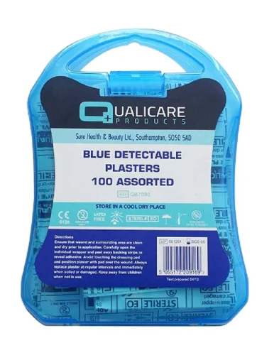 Beaumont Blue Plasters Assorted Sizes (100 Pack)