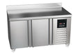 2 door counter freezer