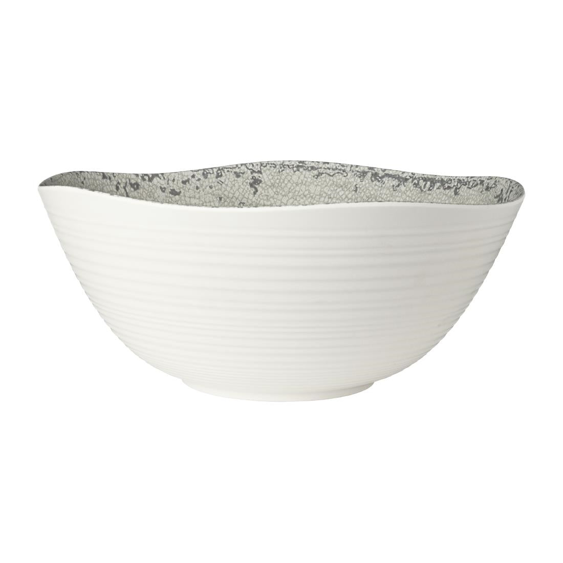 Steelite Pompeii Stone Large Round Bowls 413x 175mm (2 Pack)