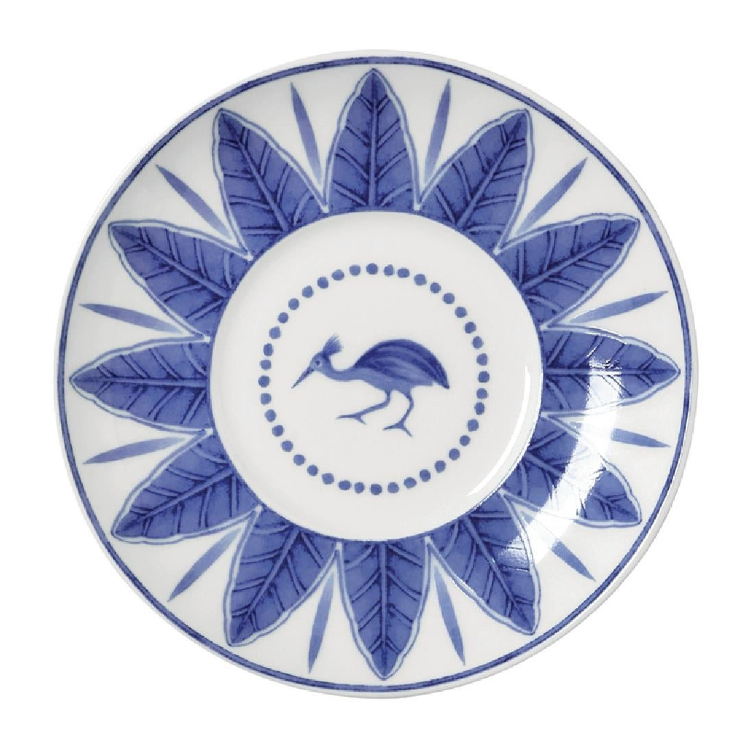 William Edwards Sultan's Garden Blue Espresso Saucers Fits AND0112 (12 Pack)