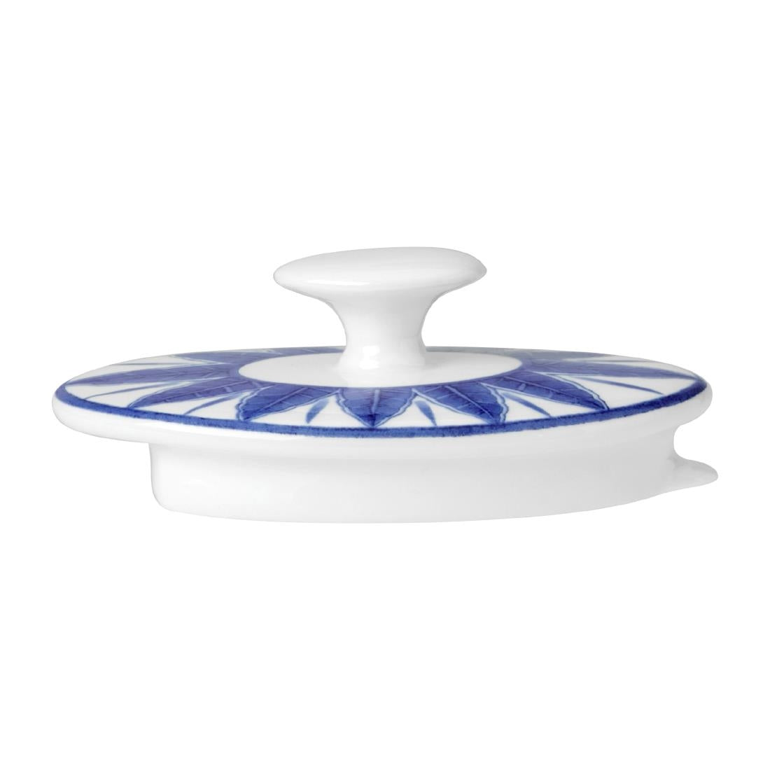 William Edwards Sultan's Garden Blue 2 Cups Oval Teapot Lid Only (6 Pack)