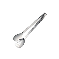 Steelite Hammered Stainless Steel D.W. Haber Buffet Serving Tong 9'' (6 Pack)