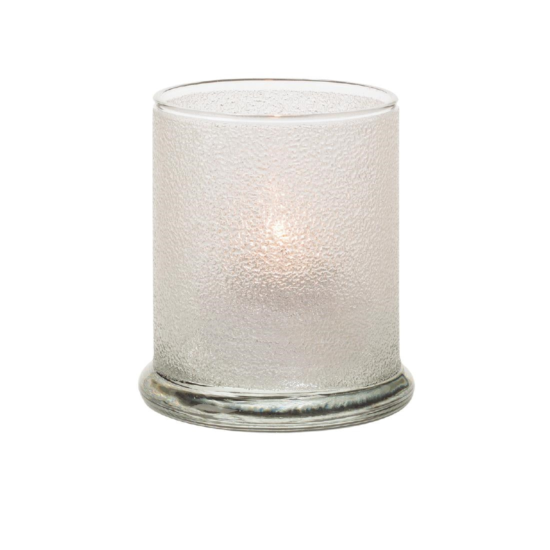 Hollowick Columns Clear Ice Votive 76mm x 92mm (12 Pack)