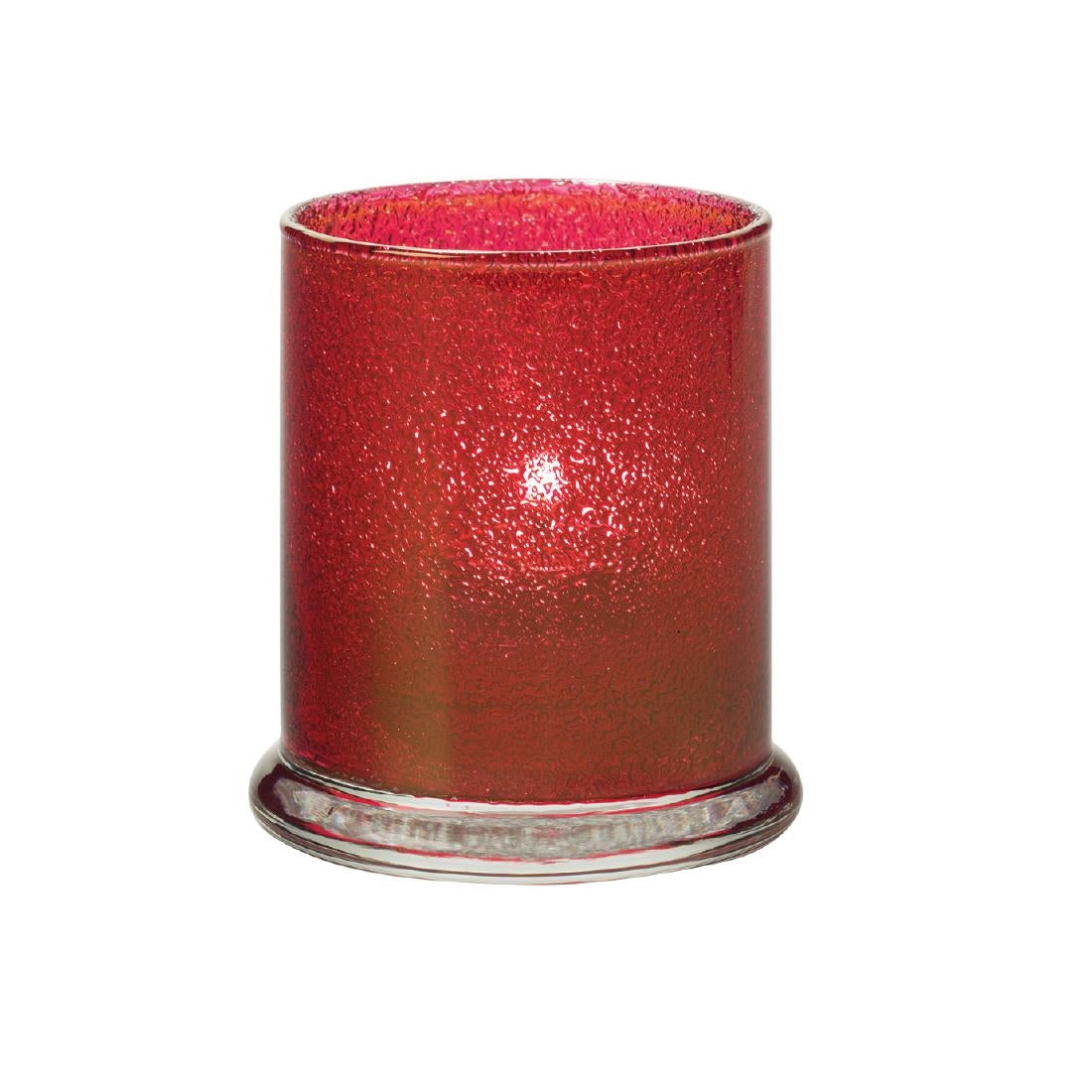 Hollowick Columns Ruby Jewel Votive 76mm x 92mm (12 Pack)