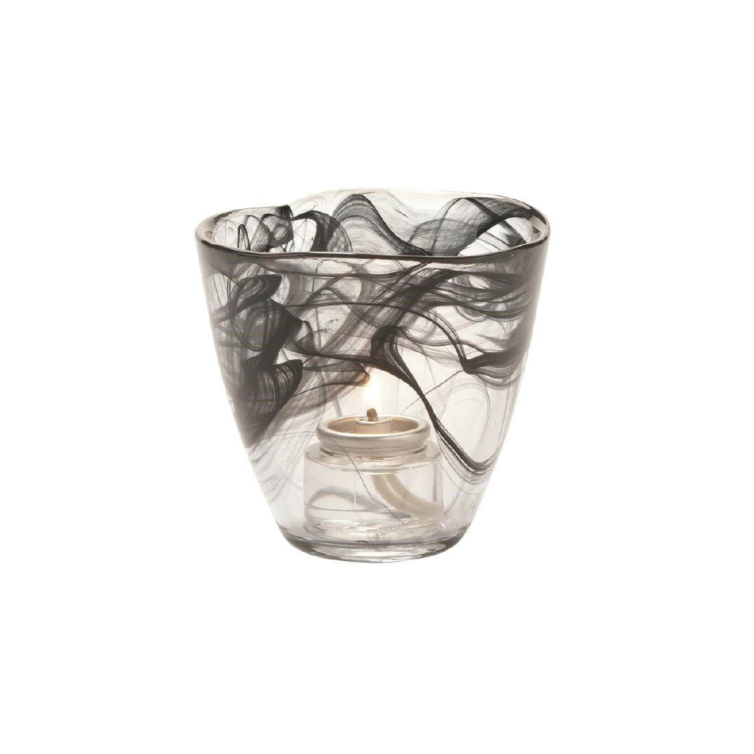 Hollowick Wysp Black Glasses Votive 95x 89mm (6 Pack)