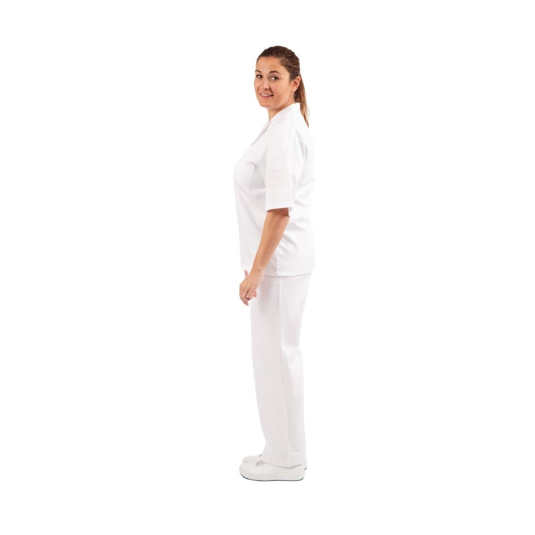 Unisex Bakers Shirt White M