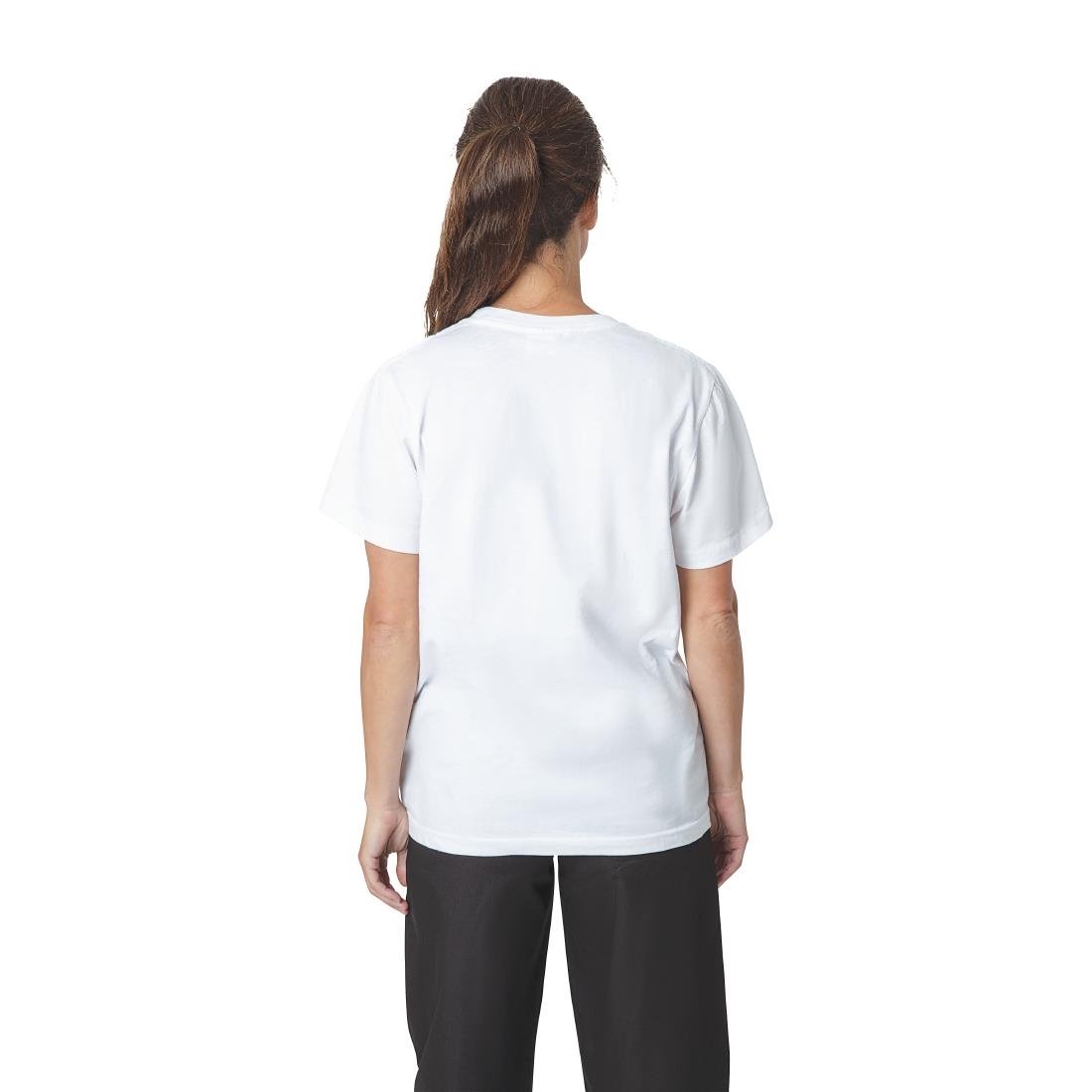 Unisex Chef T-Shirt White 2XL