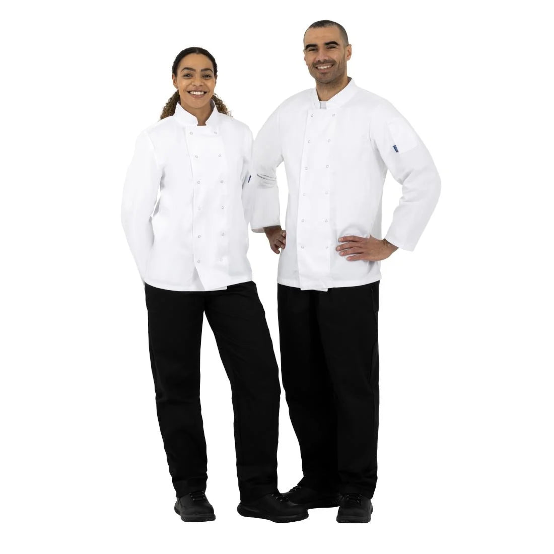 Whites Vegas Unisex Chef Jackets White L (5 Pack)