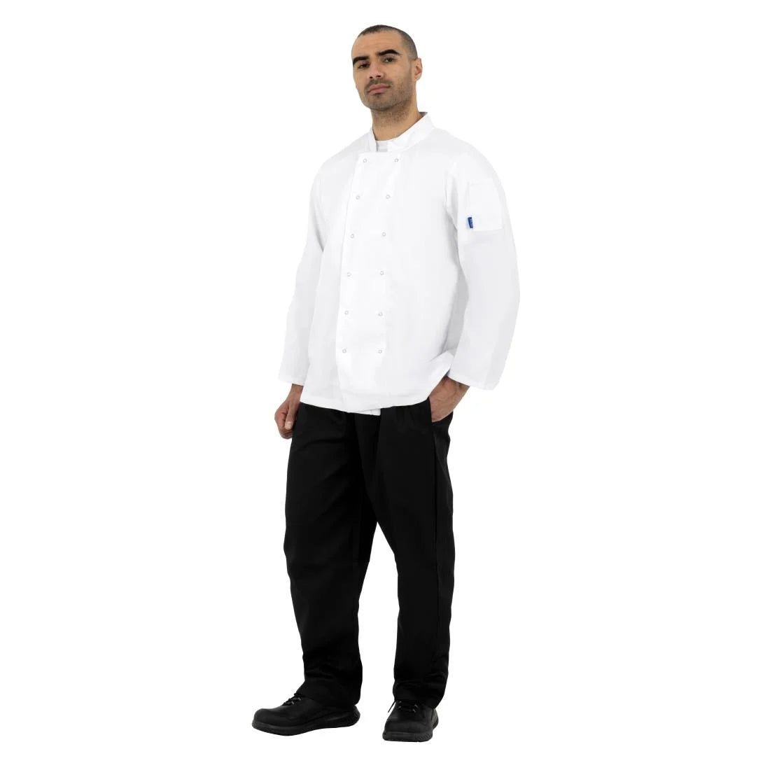 Whites Vegas Unisex Chef Jackets White L (5 Pack)