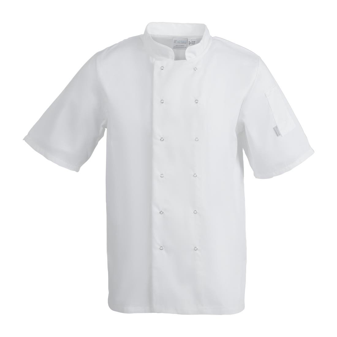 Whites Vegas Unisex Chef Jacket Short Sleeve White 3XL
