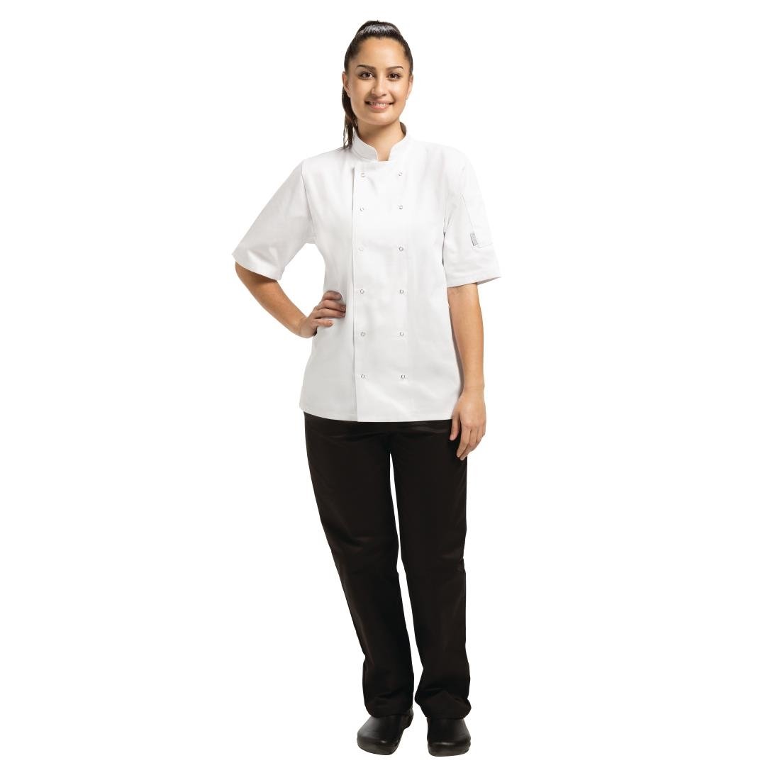 Whites Vegas Unisex Chef Jacket Short Sleeve White XS