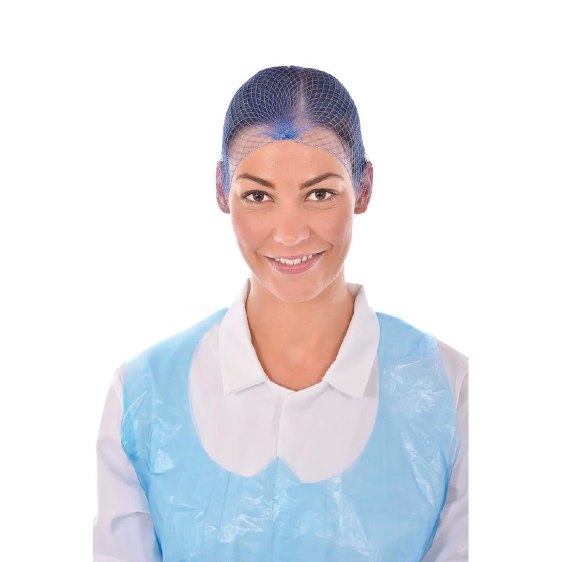 Lion Haircare Hair Net Light Blue (50 Pack)