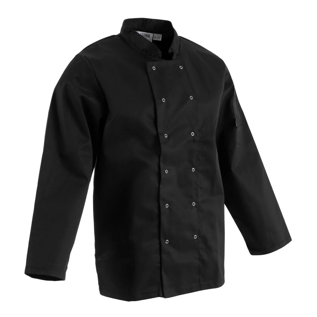 Whites Vegas Unisex Chef Jacket Long Sleeve Black L