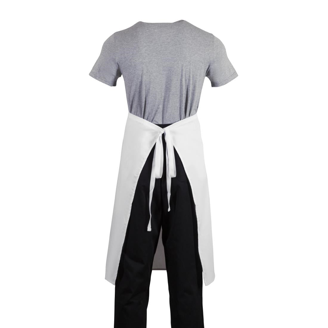 Whites Regular Waist Apron White