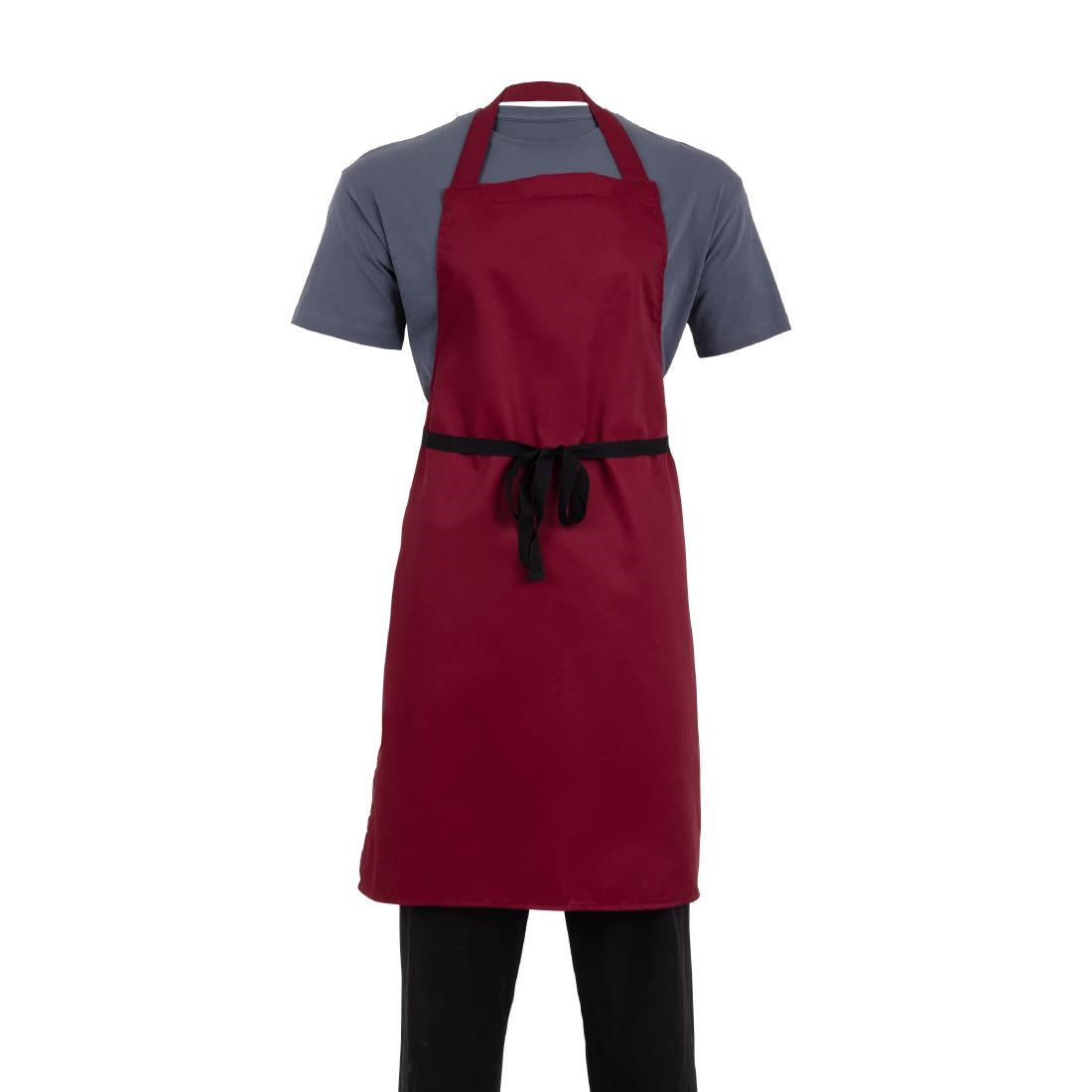 Whites Bib Apron Burgundy