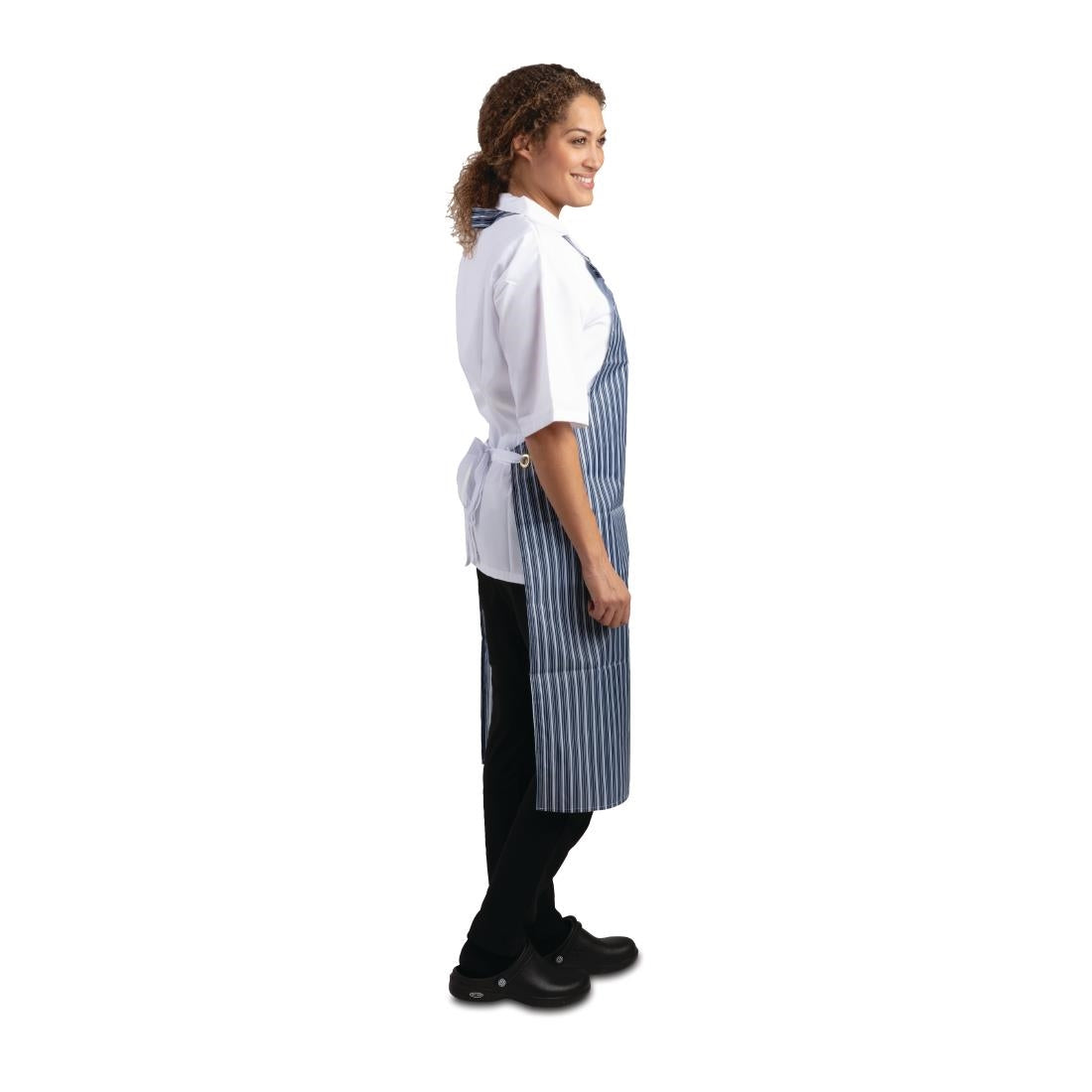 Whites Water Resistant Bib Apron Blue/White
