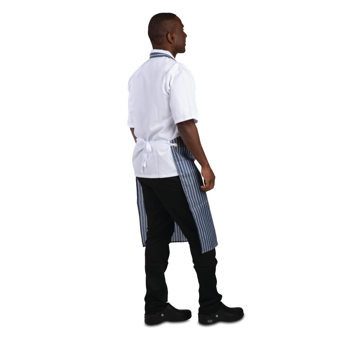 Whites Water Resistant Bib Apron Blue/White