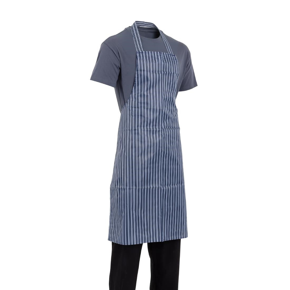 Whites Water Resistant Bib Apron Blue/White