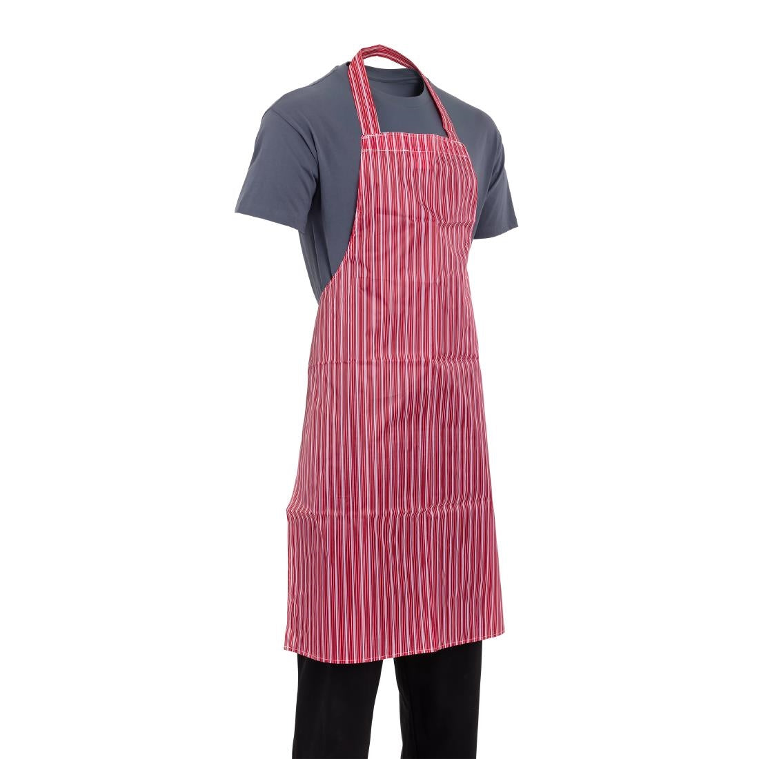 Whites Water Resistant Bib Apron Red/White