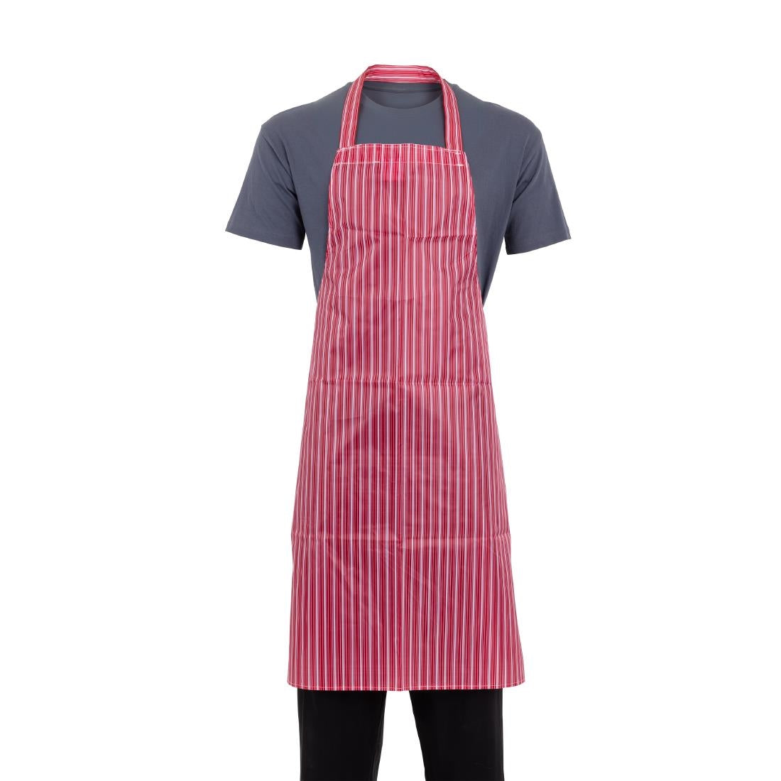 Whites Water Resistant Bib Apron Red/White