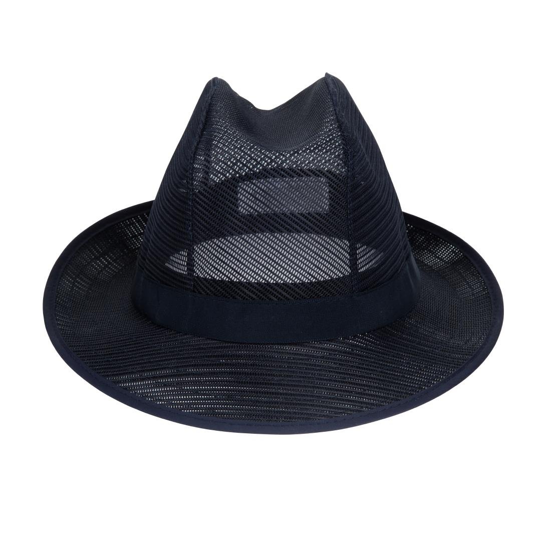 Trilby Hat Navy Blue S
