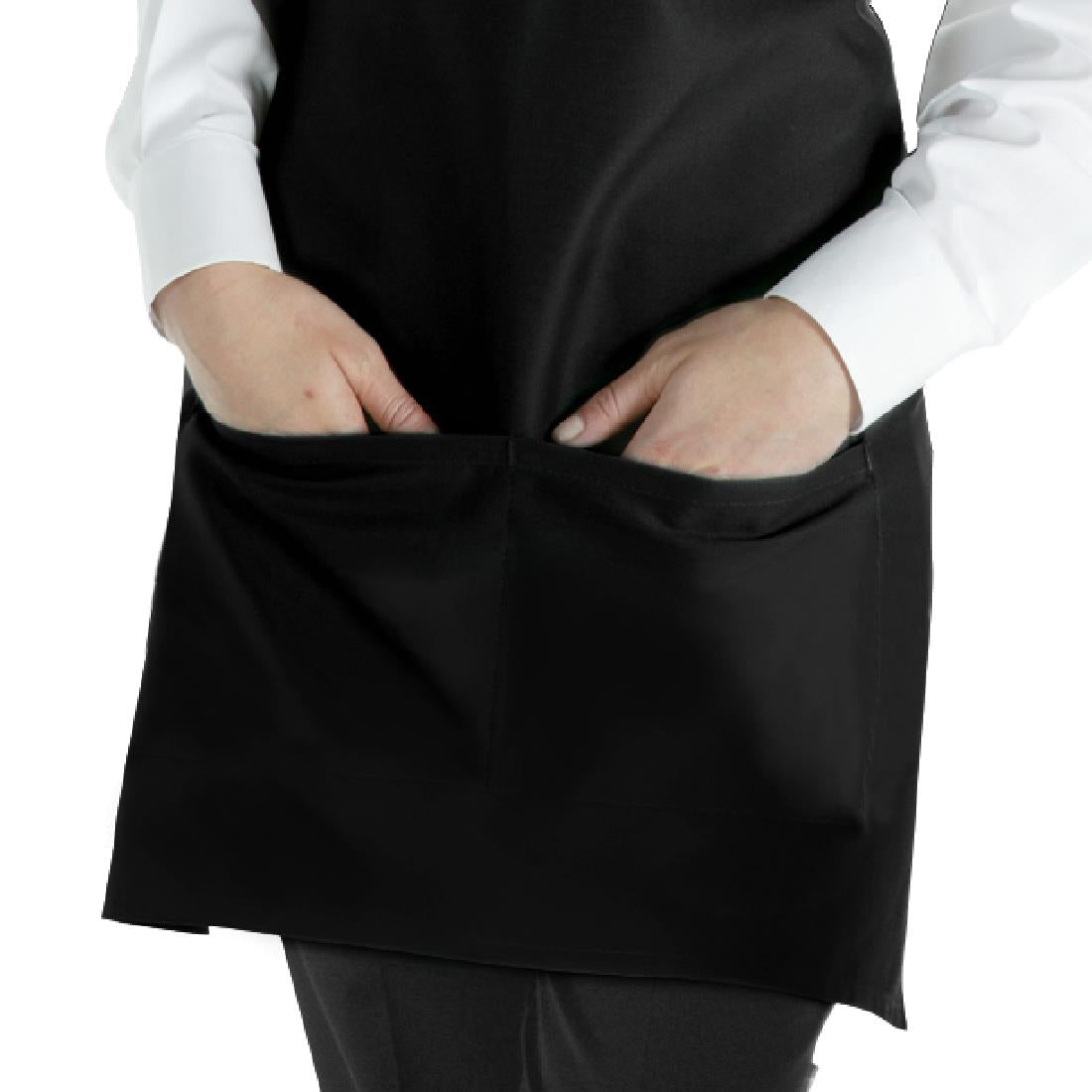 Chef Works Tuxedo Bib Apron Black