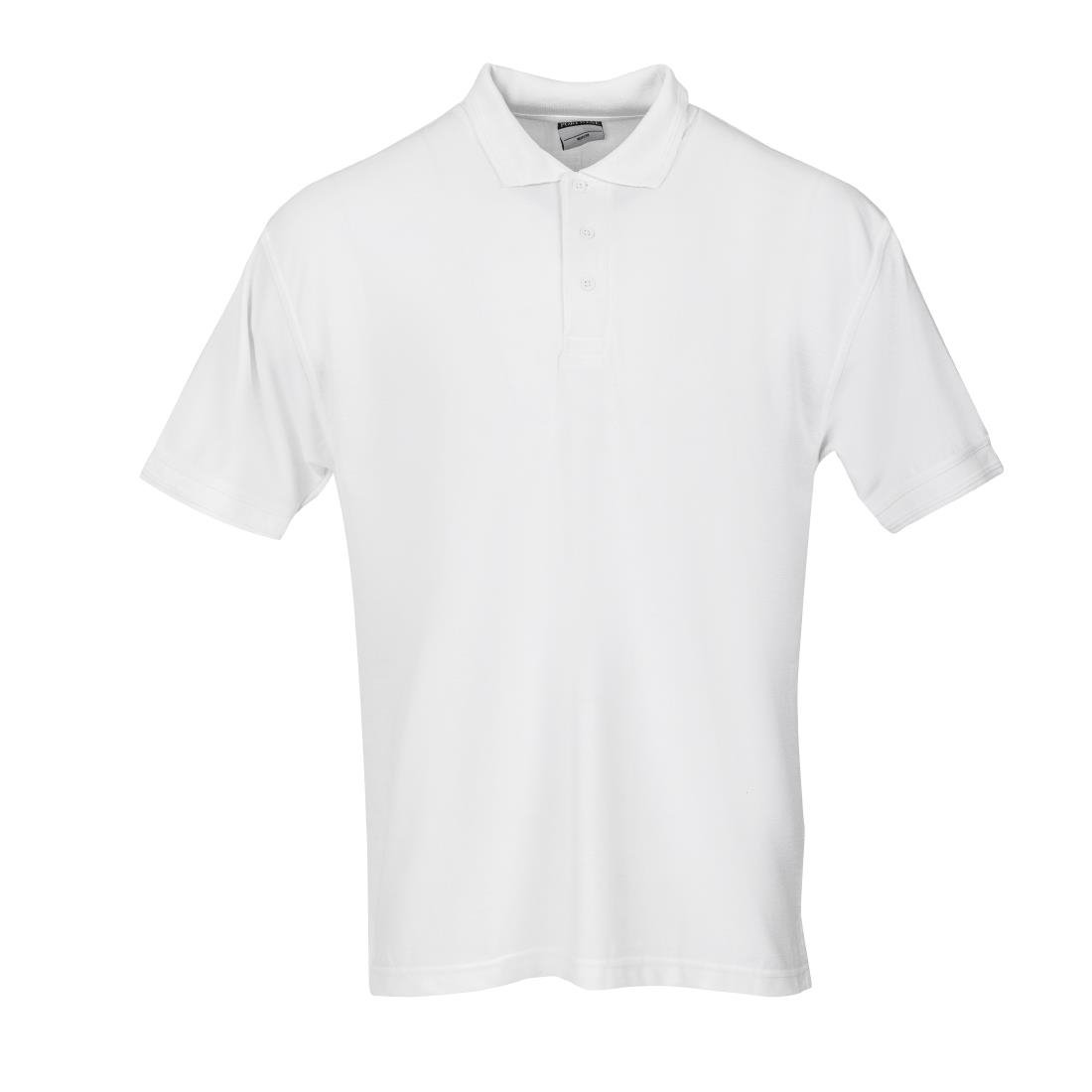 Unisex Polo Shirt White S