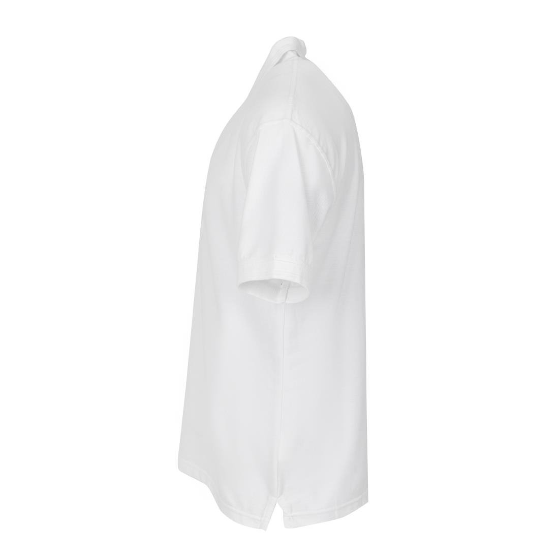 Unisex Polo Shirt White XL