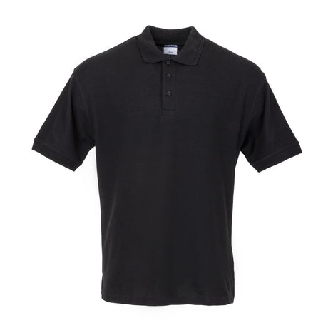 Portwest Unisex Polo Shirt Black M