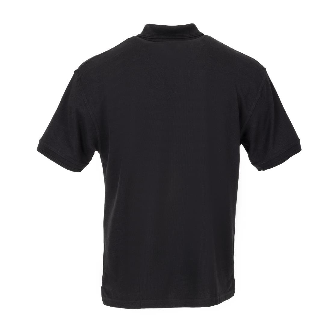 Portwest Unisex Polo Shirt Black S