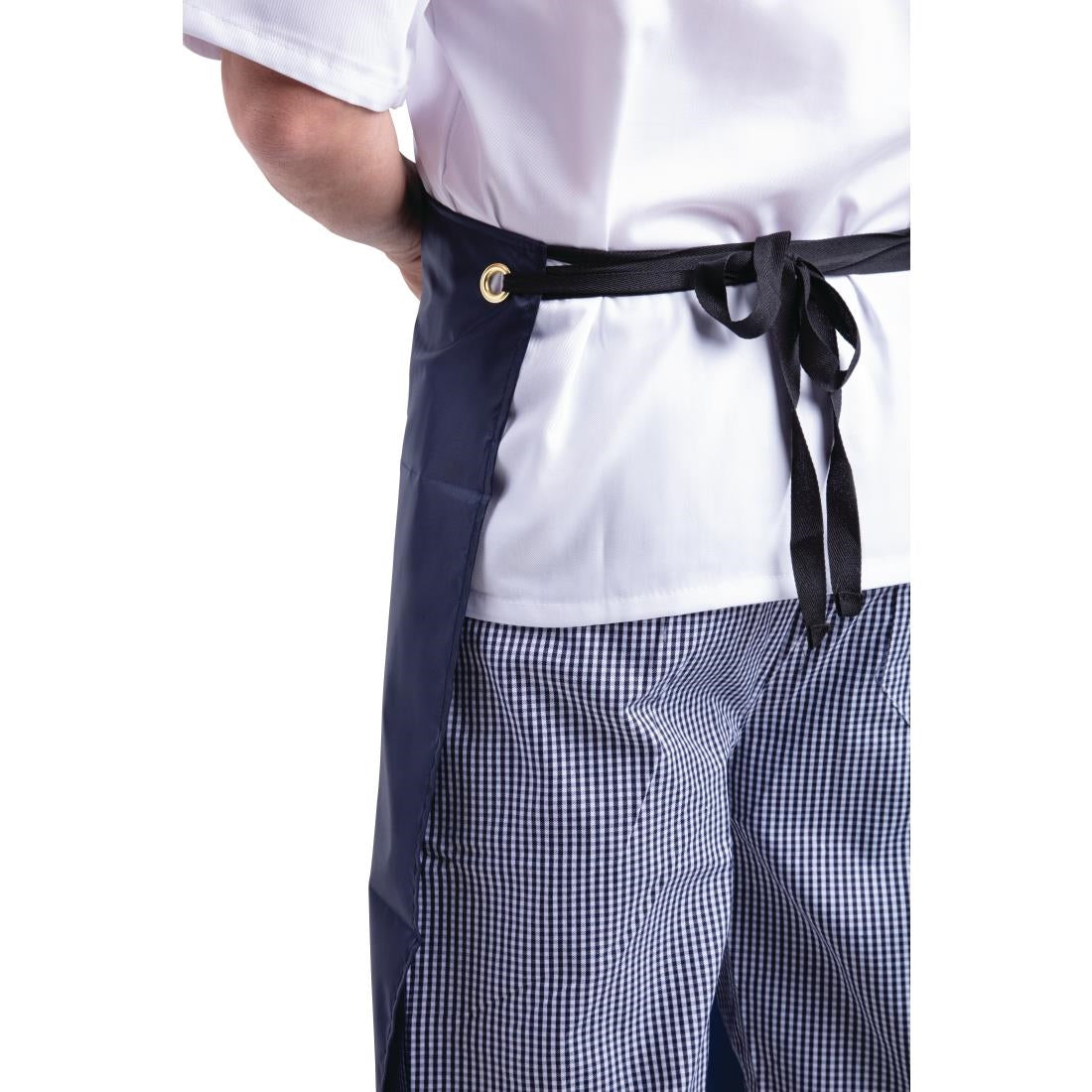 Whites Light Duty Water Resistant Bib Apron Blue