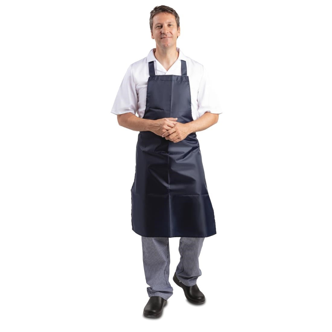 Whites Light Duty Water Resistant Bib Apron Blue
