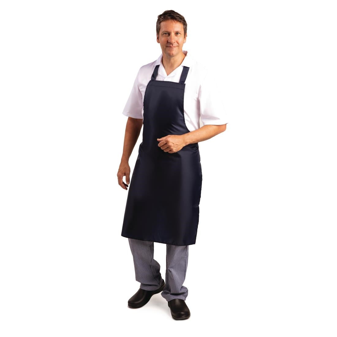 Whites Light Duty Water Resistant Bib Apron Blue