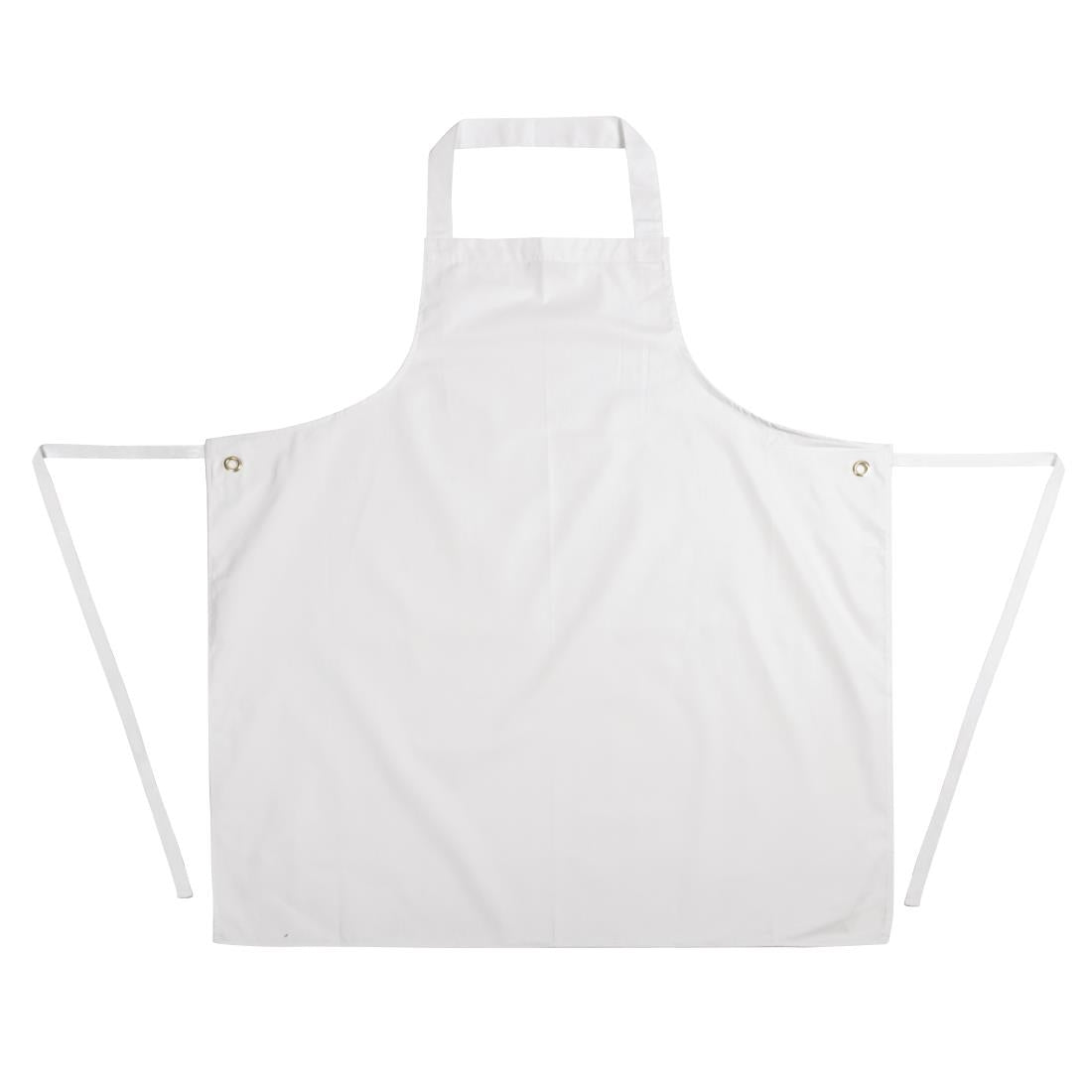 Whites Water Resistant Bib Apron White