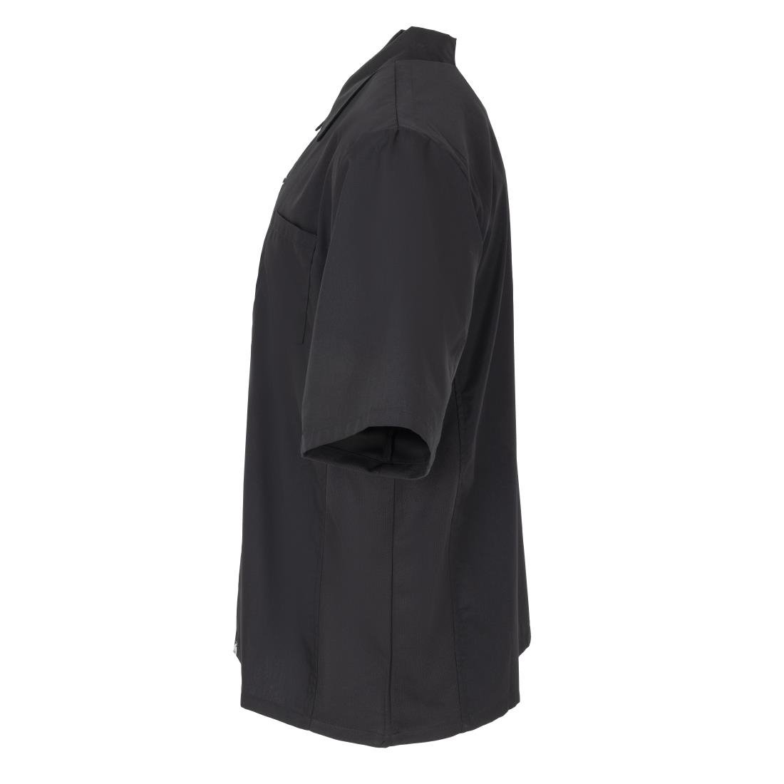 Chef Works Unisex Cool Vent Chefs Shirt Black L