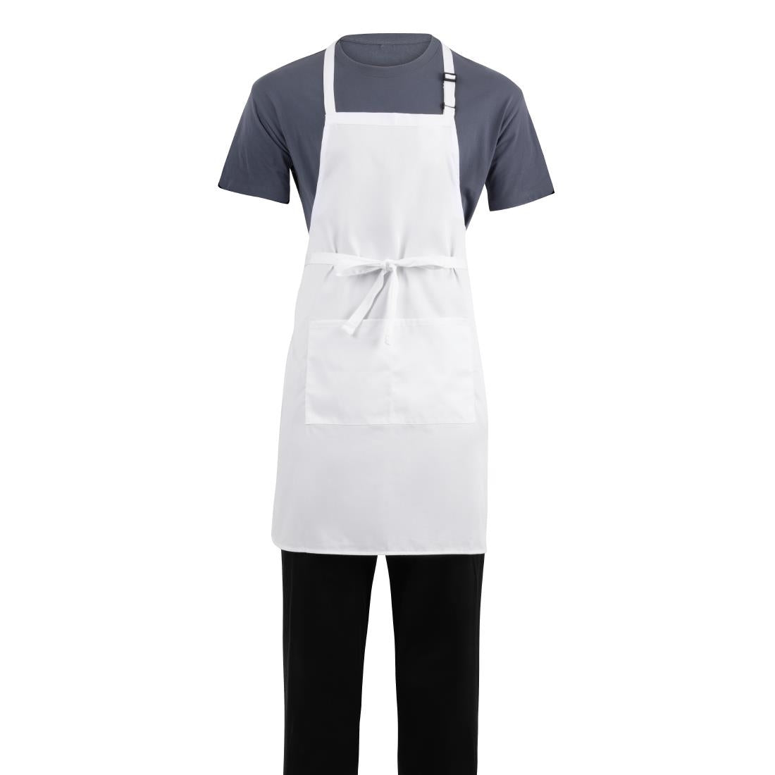 Chef Works Bib Apron White