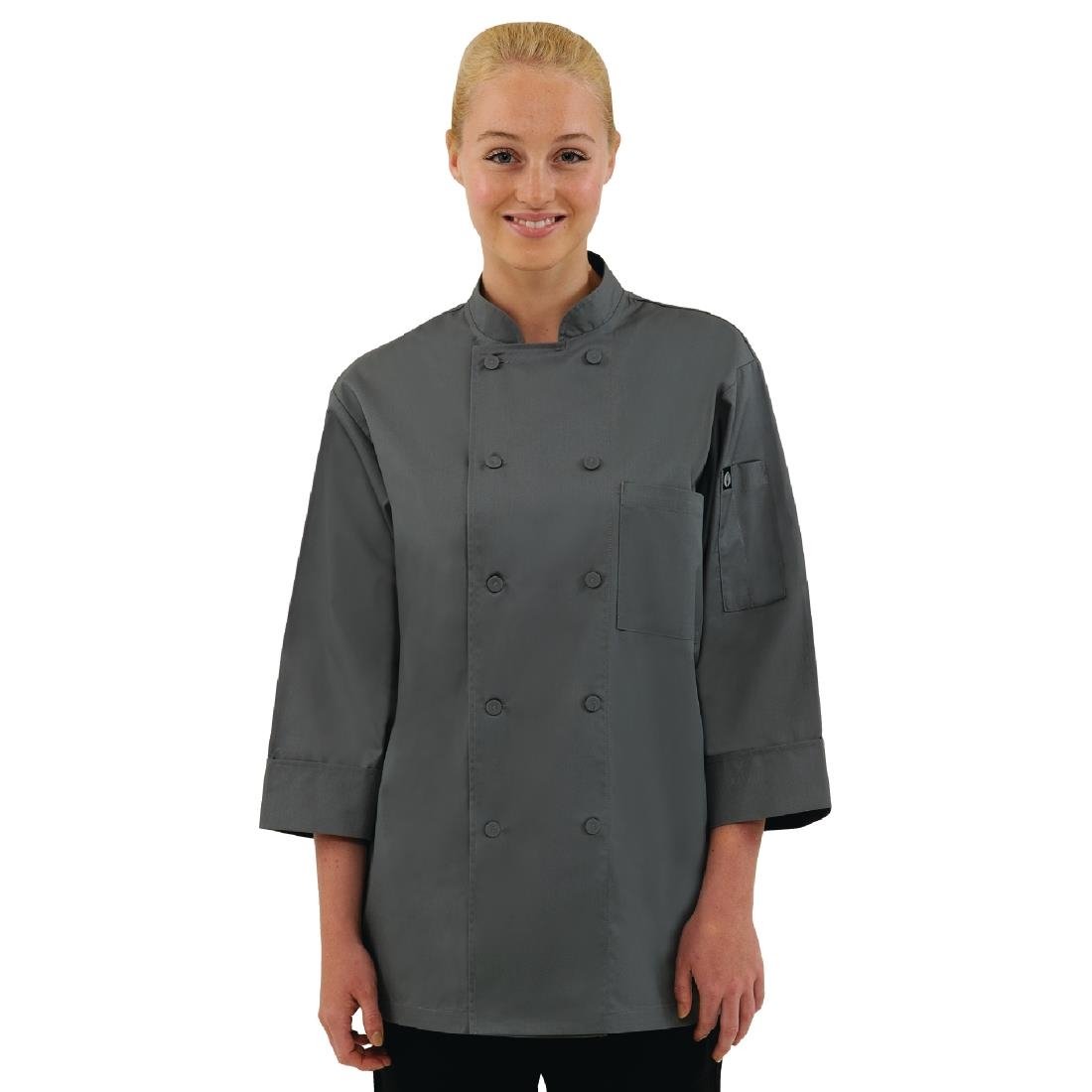 Chef Works Unisex Chef Jacket Grey M
