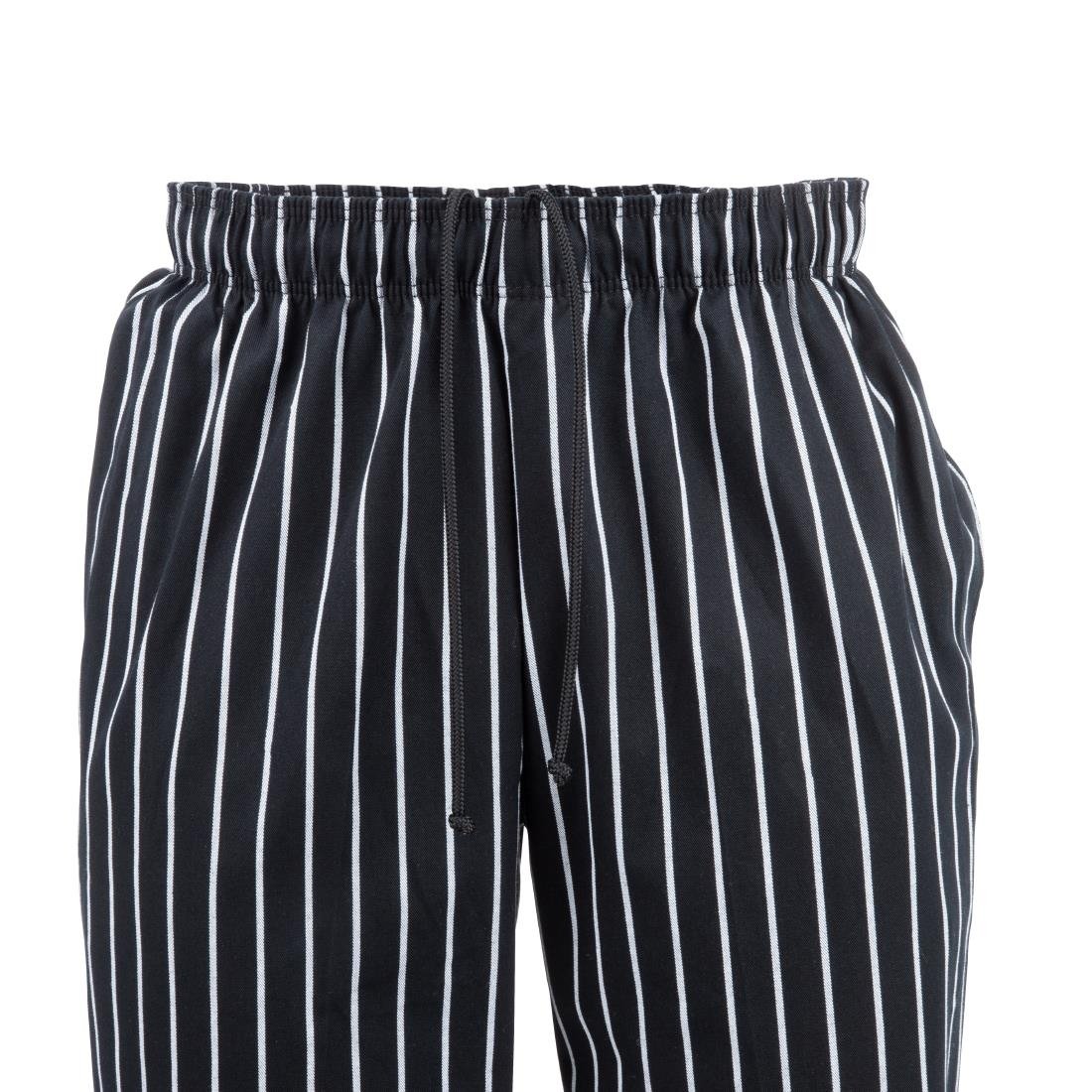 Chef Works Designer Baggy Pant Chalk Stripe M