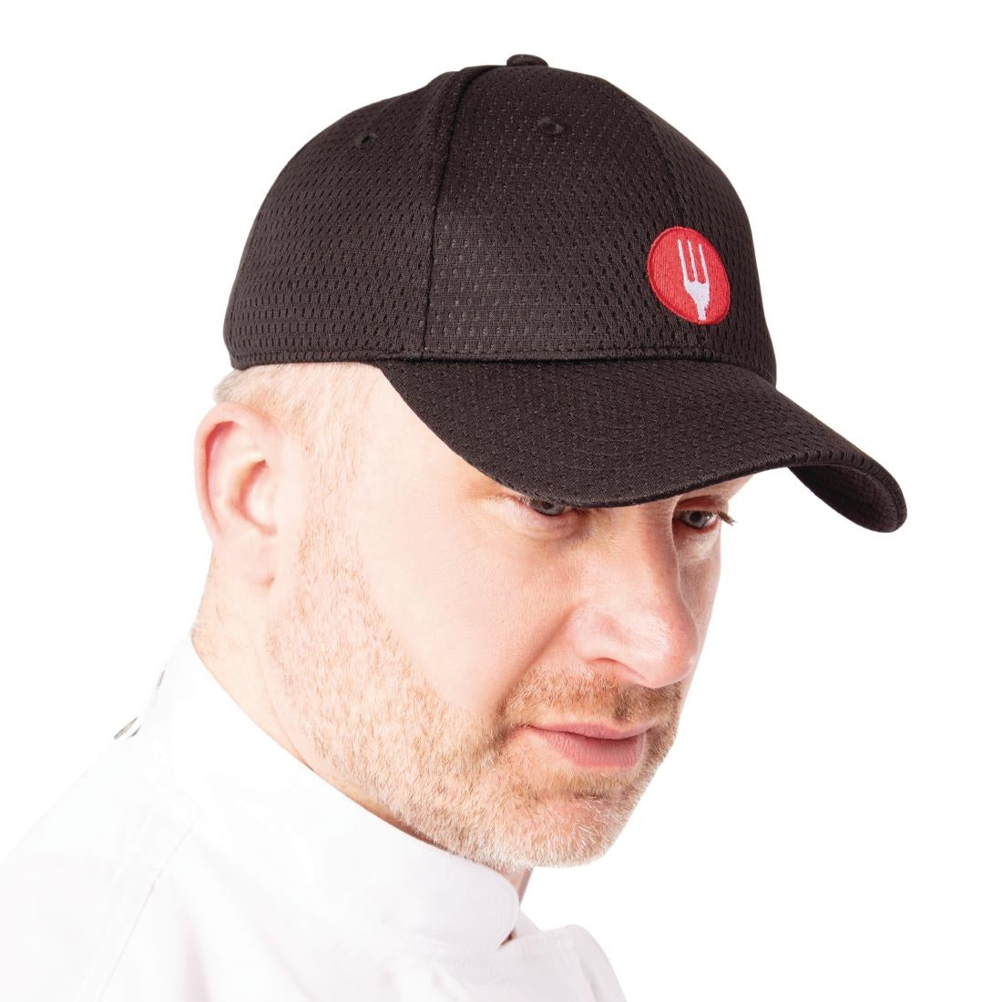 Chef Works Cool Vent Baseball Cap Black