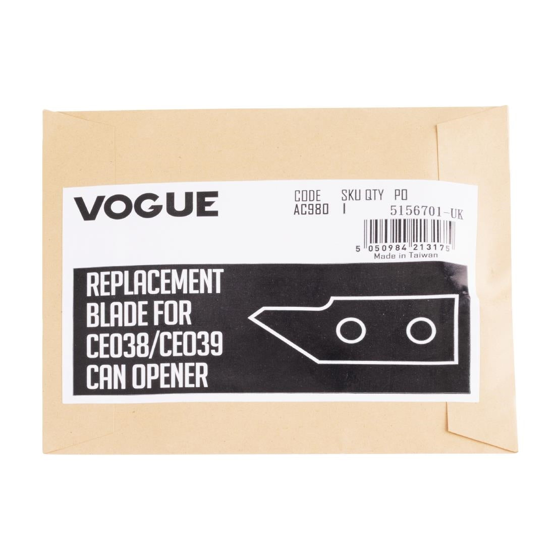 Vogue Bench Can Opener Blades