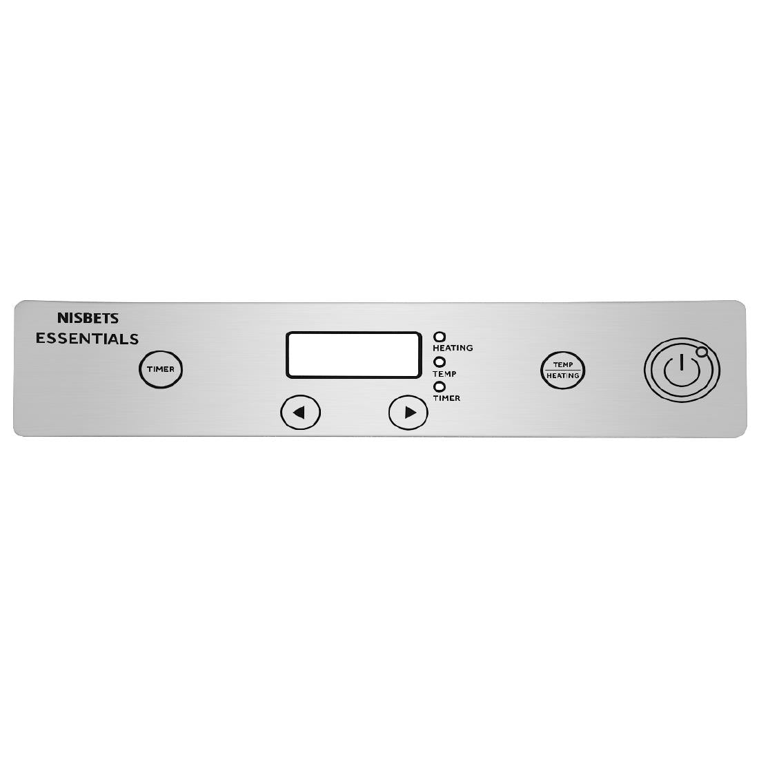 Nisbets Essentials Control Panel Sticker