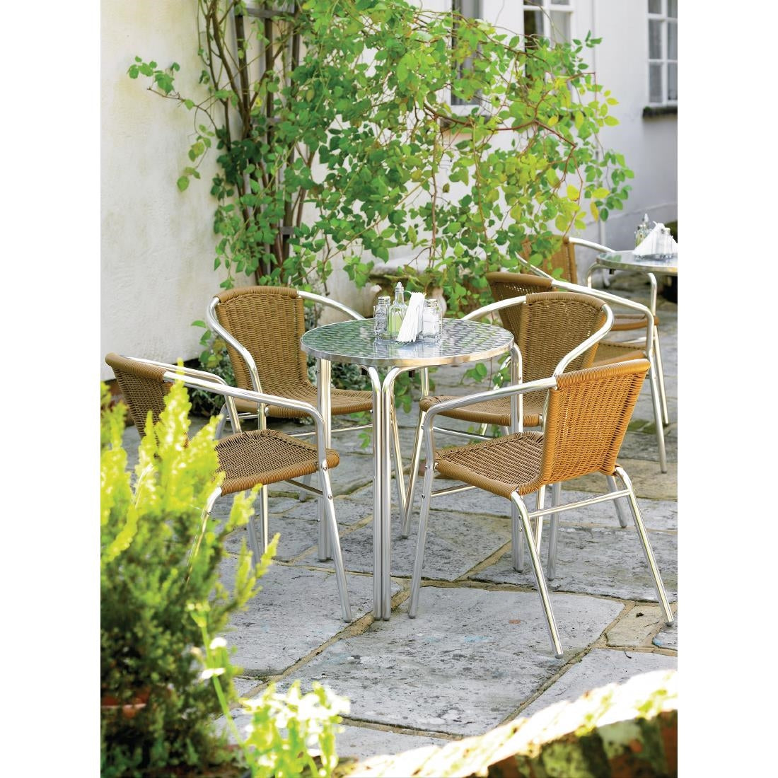 Bolero Round Stackable Bistro Table 600mm