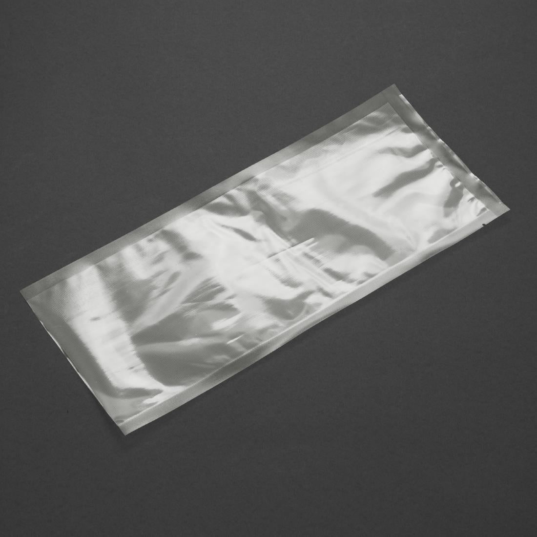 Vogue Compostable Embossed Vacuum Sealer Bags 150x350mm (50 Pack)