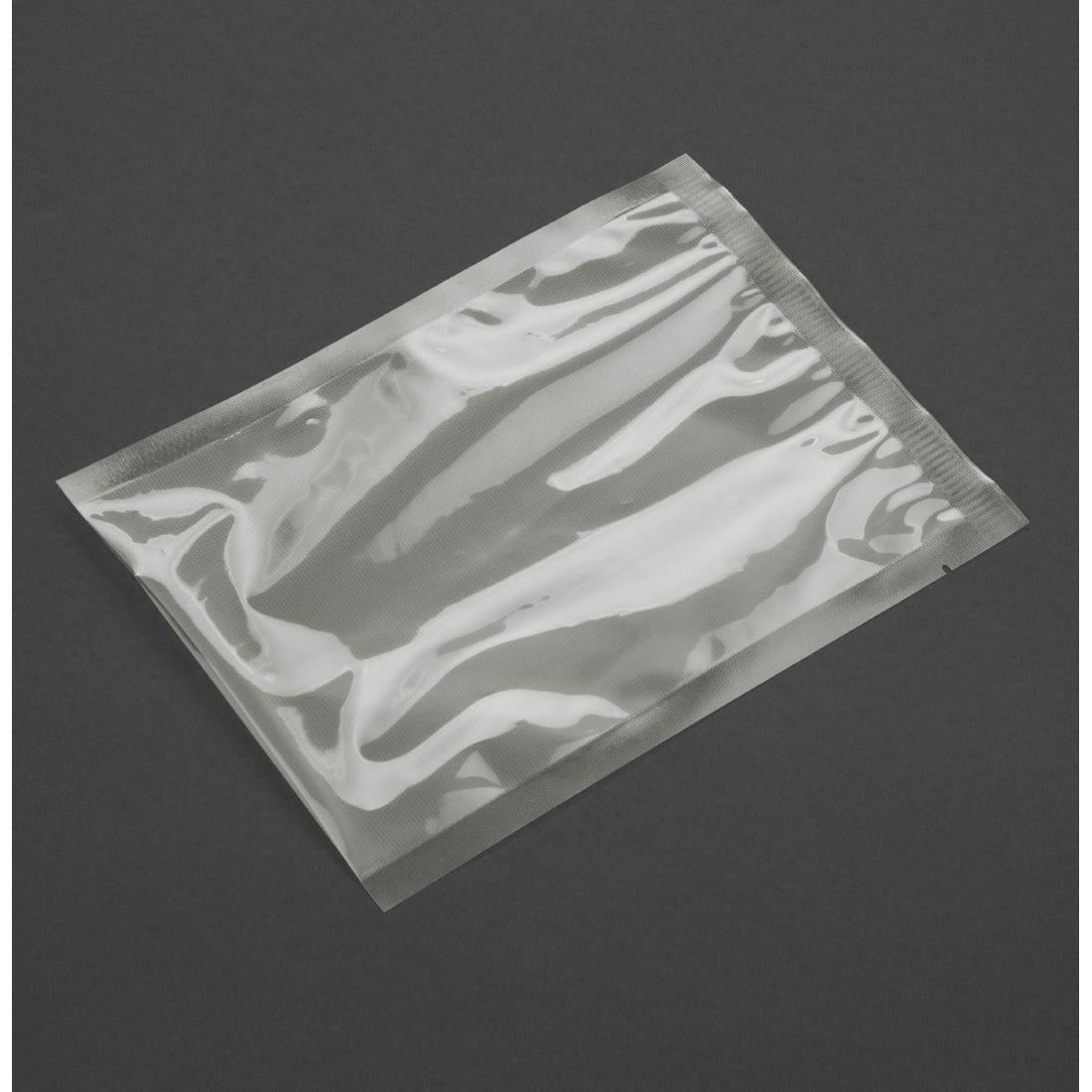 Vogue Compostable Embossed Vacuum Sealer Bags 250x350mm (50 Pack)