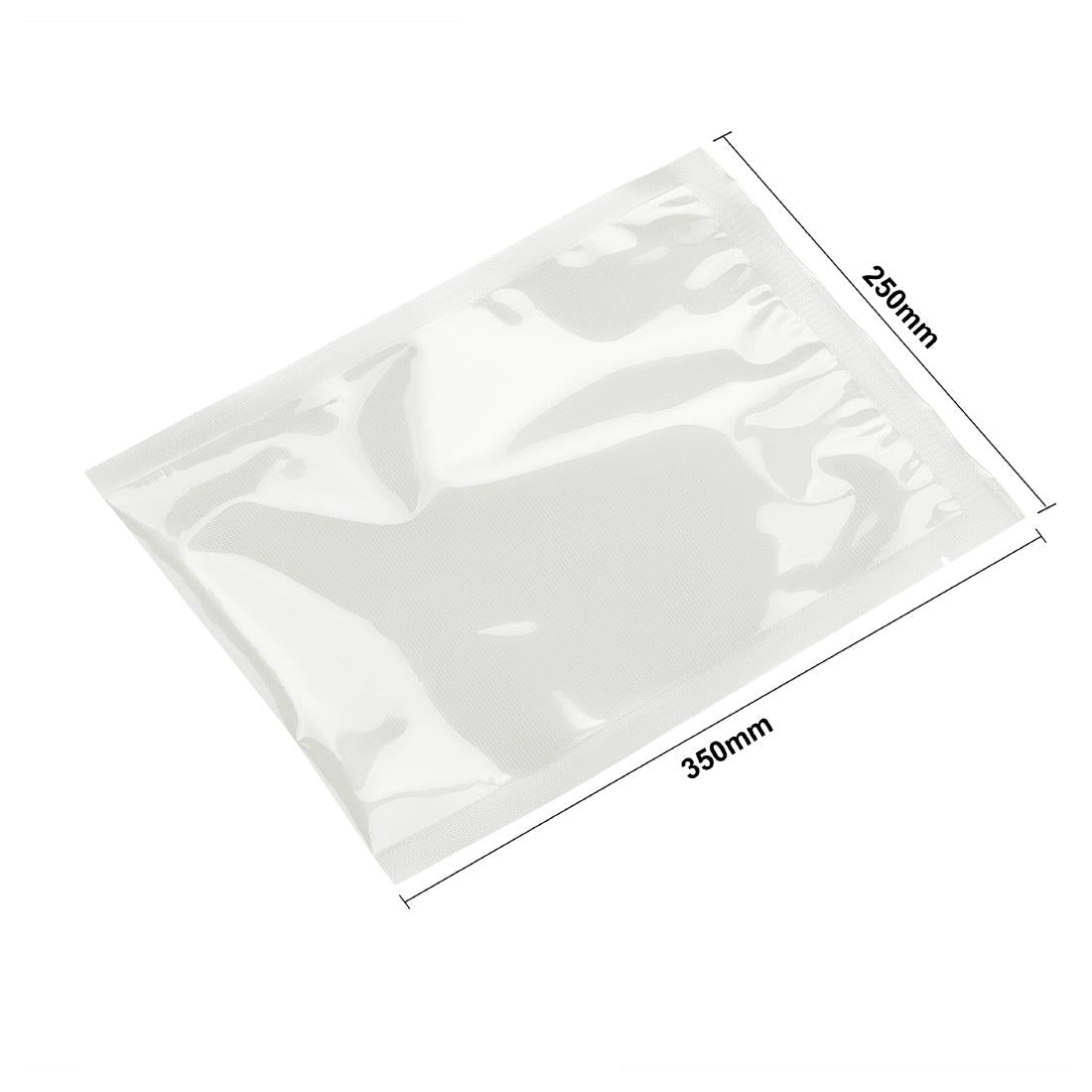 Vogue Compostable Embossed Vacuum Sealer Bags 250x350mm (50 Pack)